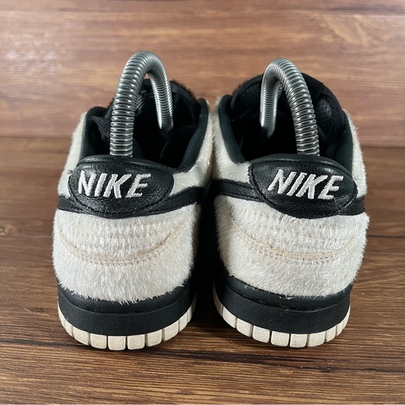 Nike Dunk Low Premium QS BG Premium Size 4Y (Women’s 5.5) Shoes Faux Fur Panda - Picture 4 of 11